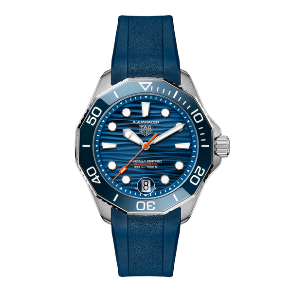 Aquaracer Professional 300 42mm Blue / Rubber | Blue Dial