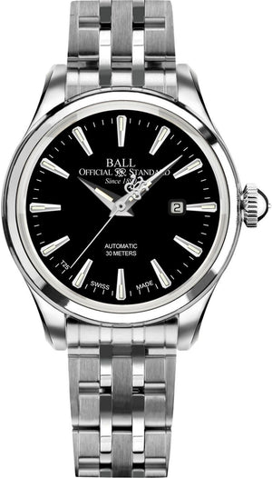 Trainmaster Eternity Ladies Black / Steel Black Dial