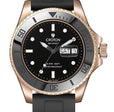 Sea Diver Rose/Black/Black | Black Dial