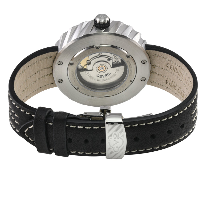 Motorcycle - Sport GV2 Swiss Made Automatic, Green Dial with multi-layers represents a motorcycle disc braking system | Green Dial