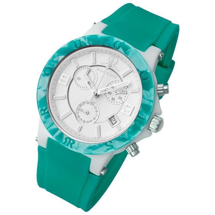 Pop Series ceramic/green | White Dial