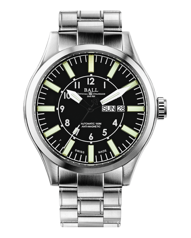 Engineer Master II Aviator Black 46mm | Black Dial