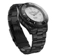 Deep Marine Explorer III Black Stainless bezel | White Dial Watch