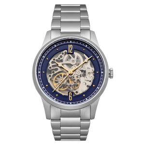 GRANDE HERITAGE SKELETON BLUE / STAINLESS STEEL | Blue Dial