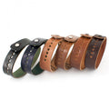 22mm Button stud watch band (cordovan) Color 8 (Deep Burgundy) |  Dial