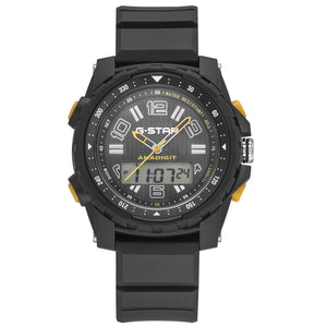 Ops01 Ana-Digi Black Dial / Black Silicone Strap Black Dial