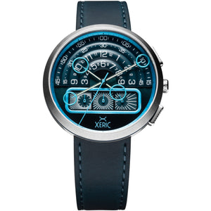 Halograph II Chrono Blue Steel Blue Dial