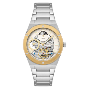 Drake Dual Time Automatic White / Stainless Steel | White Dial