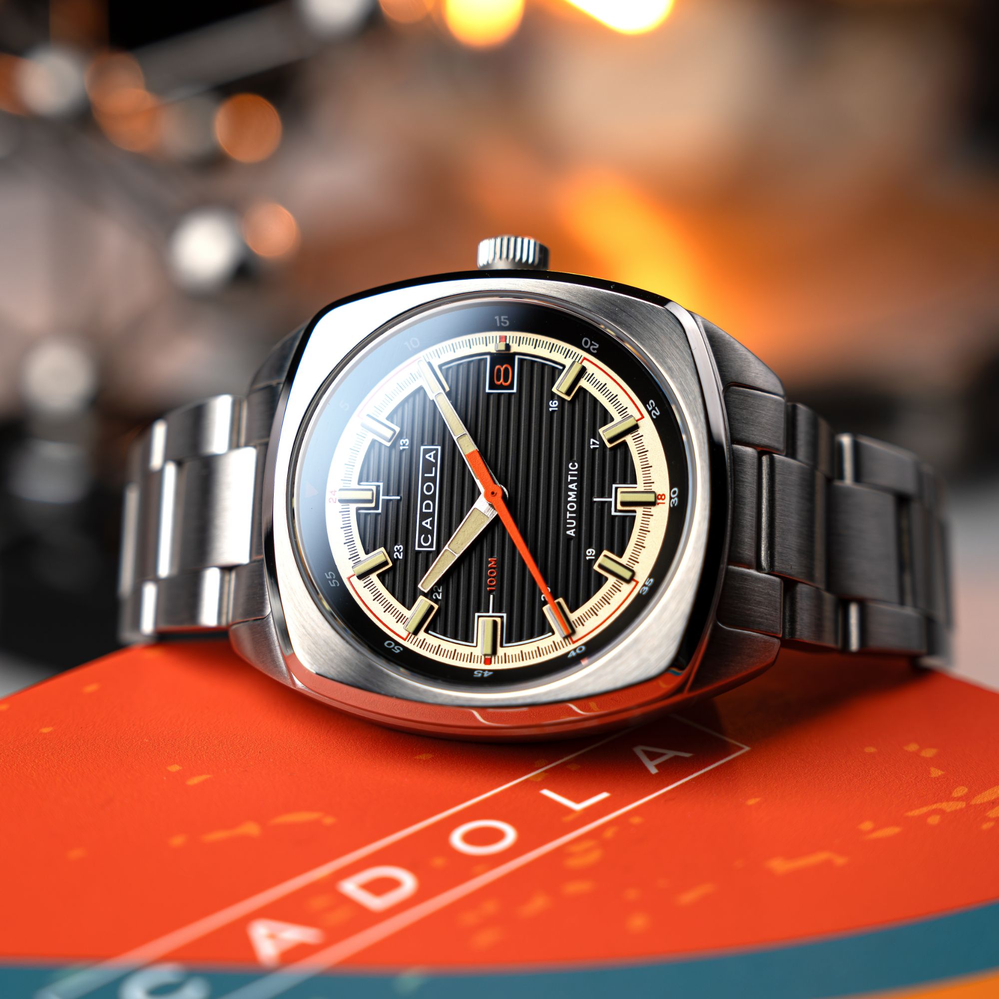 Cadola Buxton Automatic Black/ Stainless Steel Stainless Steel