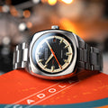 Buxton Automatic Black/ Stainless Steel Stainless Steel | Black Dial