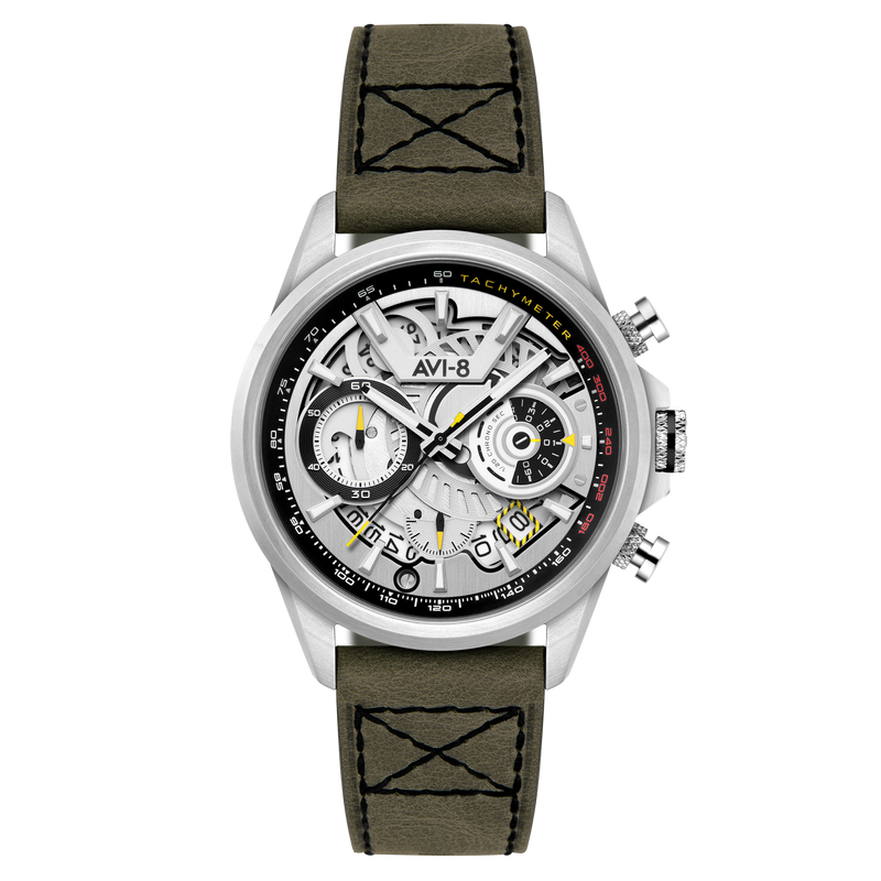 Matador Silver / Green | Silver Dial