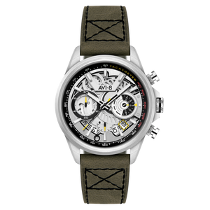 Matador Silver / Green | Silver Dial