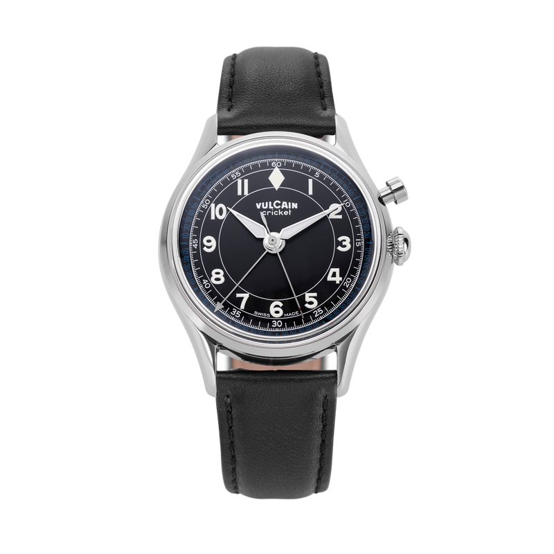 Cricket Classique Black & White / Black Plain | Black Dial