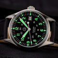 Islander Mitchel Automatic Field Watch with Nylon Weave Strap and an AR Sapphire Crystal