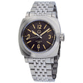 Islander Black Sandwich Dial Automatic Dive Watch with AR Sapphire Crystal, and Pilot Bezel