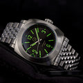 Islander Black Sandwich Dial Automatic Dive Watch with AR Sapphire Crystal, and Pilot Bezel