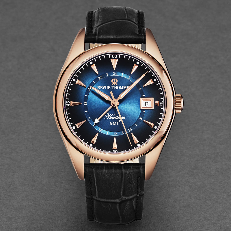 Heritage 21010.2465 / Blue | Blue Dial
