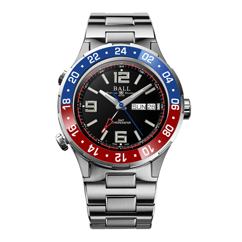 Roadmaster Marine GMT 40mm Black Dial / Pepsi Bezel | Black Dial