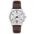 Lock Chronograph White / Leather | White Dial