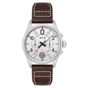 Lock Chronograph White / Leather | White Dial
