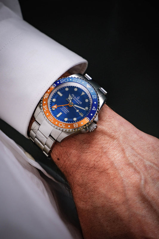 Deep Marine Explorer II Blue/Oranze Bezel | Blue Dial