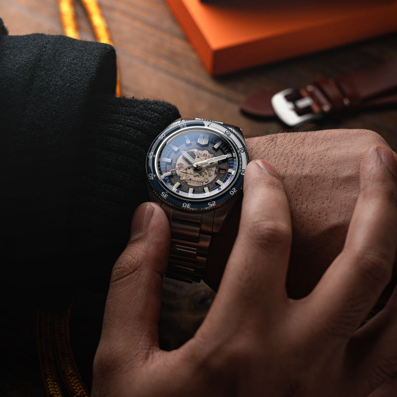 Fleuss Automatic Severn Edition Blue / Stainless Steel | Blue Dial