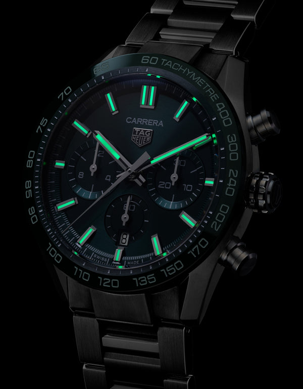 Carrera 44mm Dramatic Green | Green Dial
