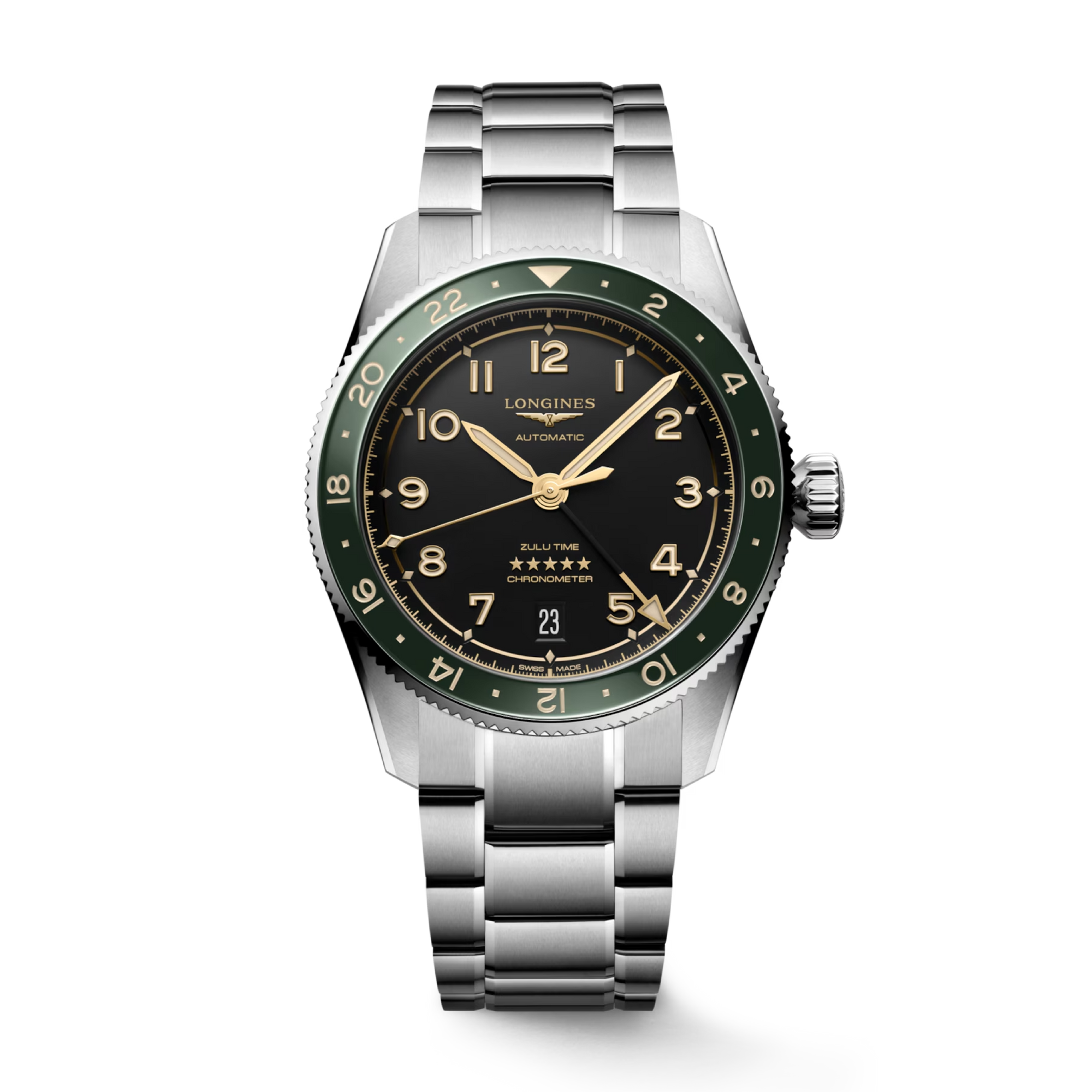 SPIRIT ZULU TIME Black / Stainless Steel | Black Dial