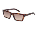 Fashion Havana Frame, Brown Gradient Grey Mirror Silver Lens |  Dial