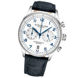 Monaco 4012 Blue/Leather | White Dial