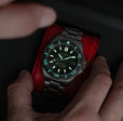 TESEI TITANIUM AUTOMATIC GREEN / TITANIUM BRACELET | Green Dial
