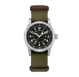 Khaki Field Black / Fabric | Black Dial