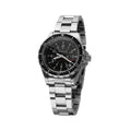 Divers Quartz Black NGM/Steel Bracelet | Matte Black Dial