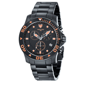 Sea Bridge Chronograph Black / Stainless Steel | Black Dial