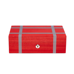 Carnaby Watch & Jewelry Box Red
