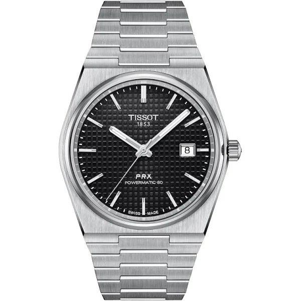 PRX Powermatic Black / Stainless Steel | Black Dial