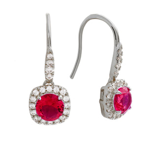 Juliet Drop Earrings 18k White Gold