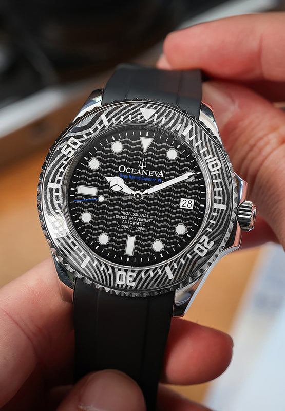 Deep Marine Explorer VI 6000m Grade 5 Titanium 6000m/BlackDial | Black Dial