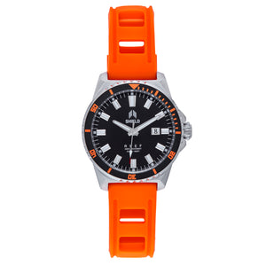Reef Strap Watch w/Date Orange | Black Dial
