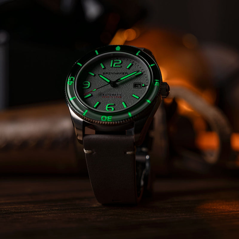 Fleuss Automatic Grey / Leather | Grey Dial