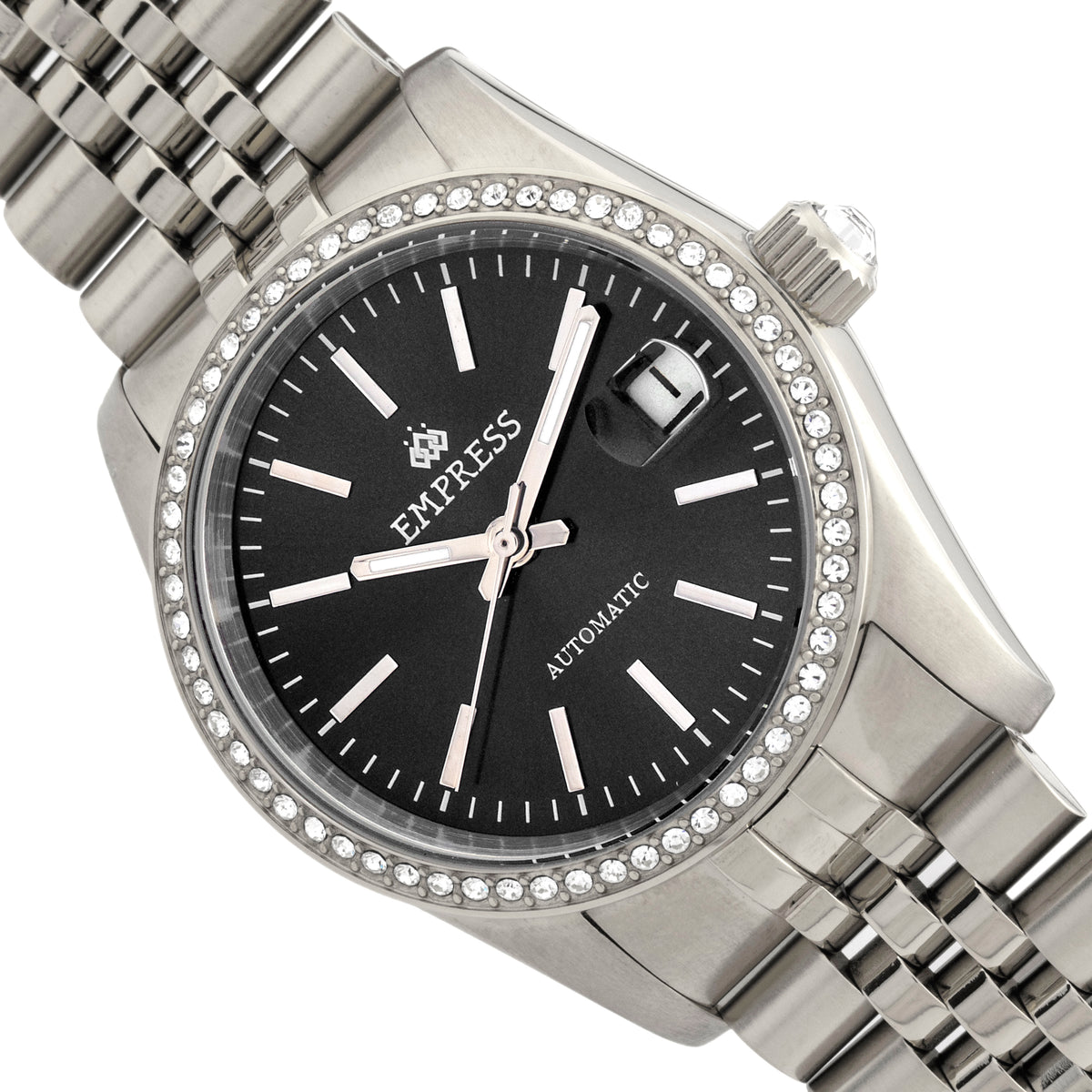 Constance Silver/Black | Black Dial