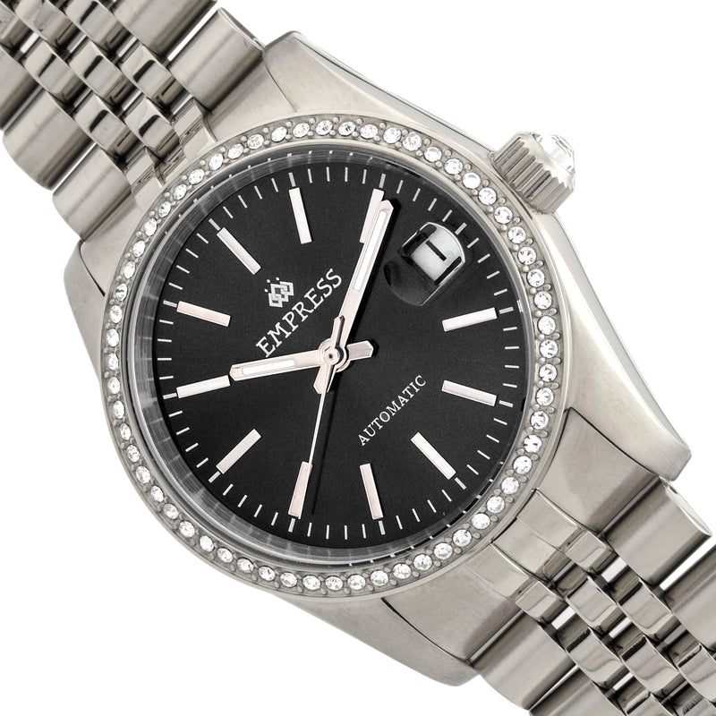 Constance Silver/Black | Black Dial