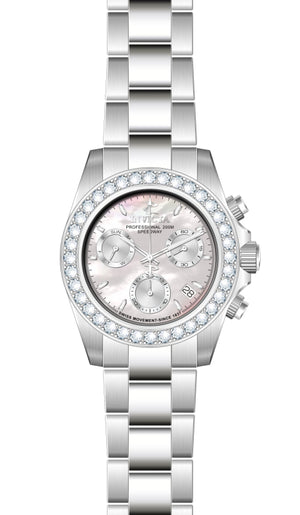 Elite Diamond Mother-of-Pearl dial / Silver Stainless Steel Bracelet Mother-of-Pearl Dial