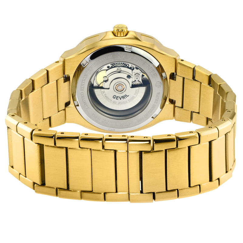 Potente - Moon phase Swiss Automatic, Sellita SW285-1,A, Moon Phase, IPYG Case, White Dial, IPYG Bracelet | White Dial
