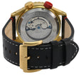 Contasecondi Gold GV2 by Gevril Swiss Automatic Dual Rotating Bezel Watch | Black Dial