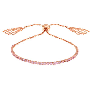 Sophia Bolo Bracelet 18k Rose Gold