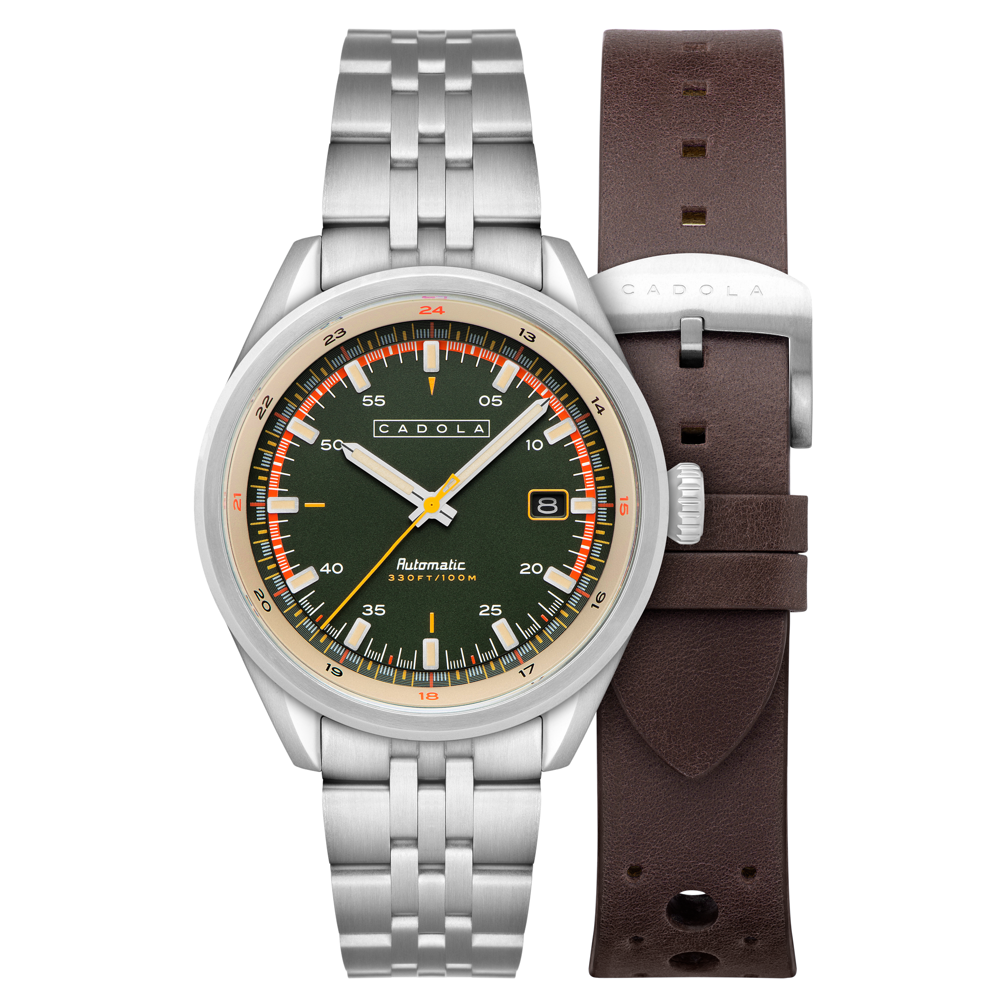 Pista Automatic Green / Stainless Steel Green Dial