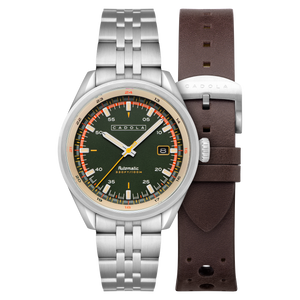 Pista Automatic Green / Stainless Steel Green Dial