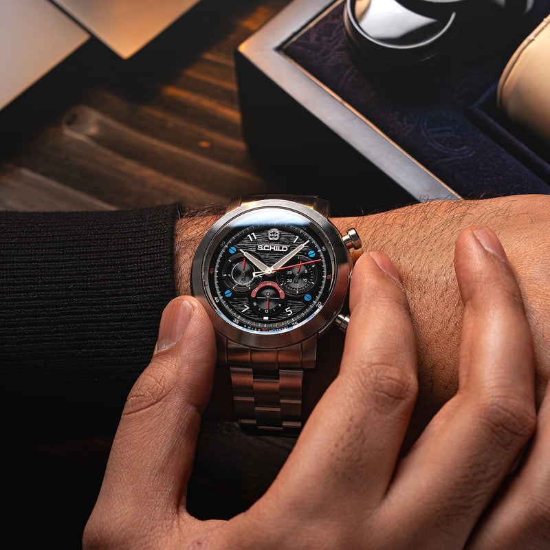 HEINRICH SWISS MULTIFUNCTION LIMITED EDITION LIMITED EDITION BLACK / STAINLESS STEEL | Black Dial
