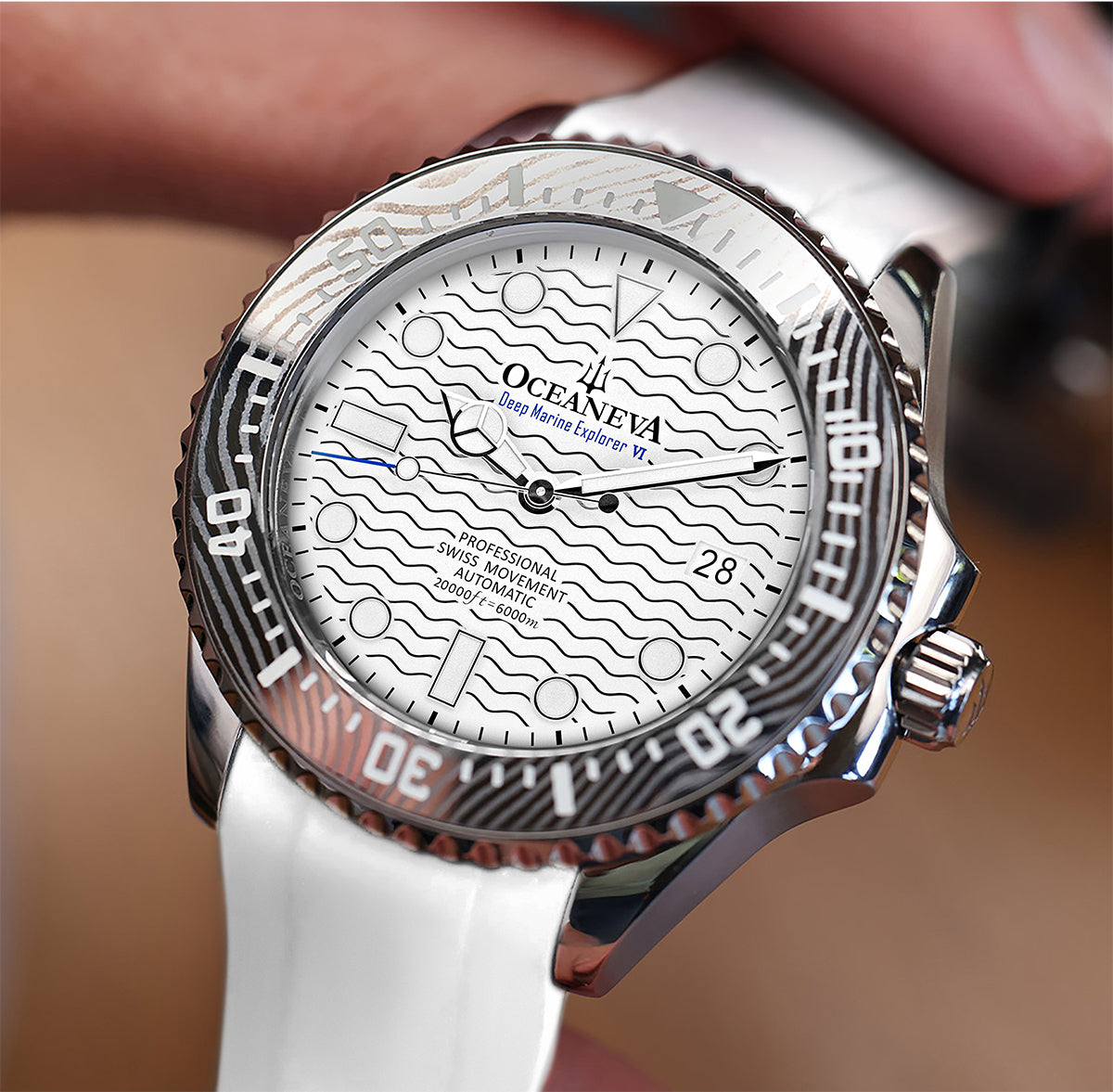 Deep Marine Explorer VI 6000m Grade 5 Titanium 6000m/WhiteDial | White Dial